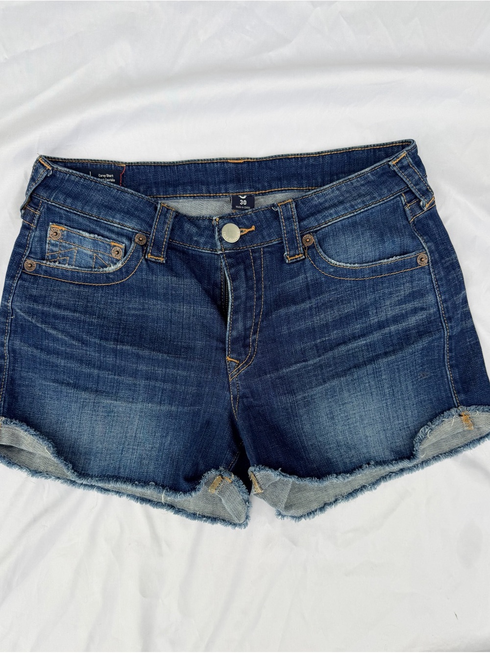 True Religion Dark Blue Denim Women’s Shorts